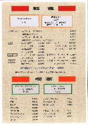魚料理・肉料理