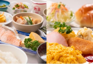 ◆人気NO.1！朝食付きプラン◆リピーター続出！和洋から選べる『出来立て朝食』AM6：30 オープン